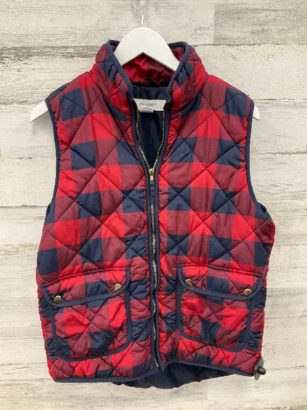 Men's Coats with LiningVest Puffer & Quilted By Workshop In Red, Size: L