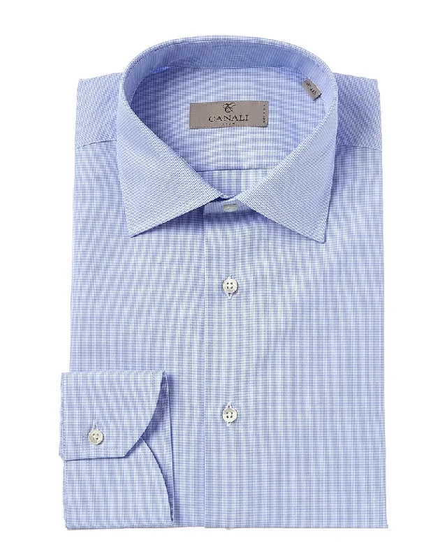 Men's Iron-Free Shirts for Wrinkle-Resistant WearCanali Modern Fit Dress Shirt