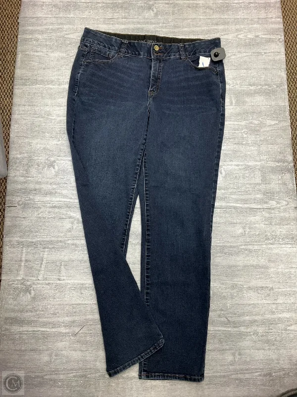 XL Men's JeansJeans Straight By Lane Bryant In Blue Denim, Size: 18