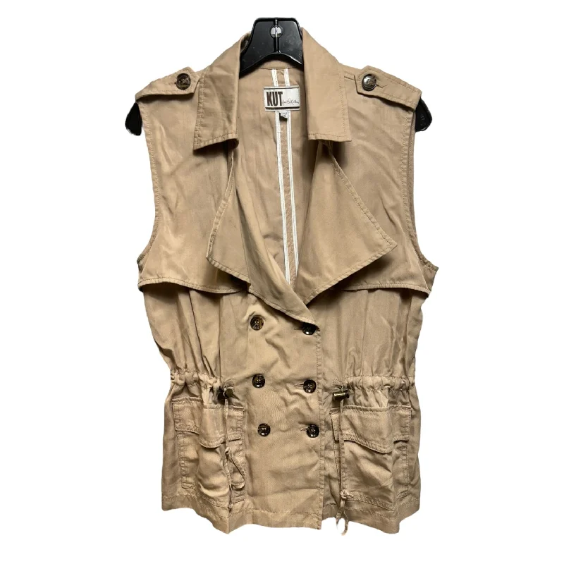 Men's Coats Made in the USAVest Other By Kut In Tan, Size: M