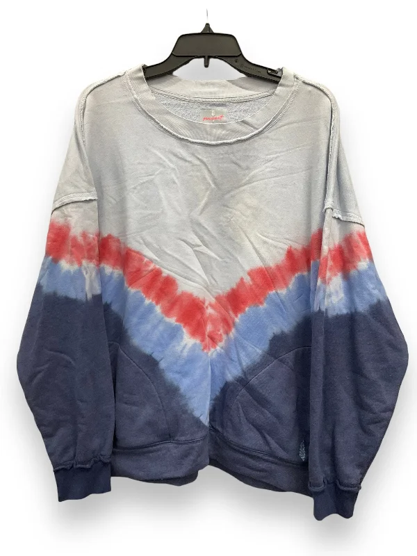 Functional Men's Workout HoodiesMulti-colored Sweatshirt Collar Free People, Size M