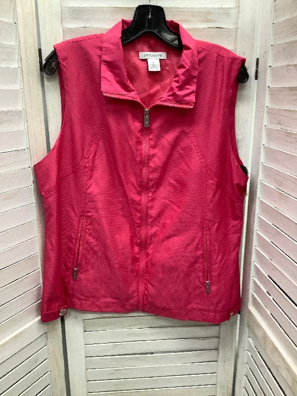 Luxurious Men's Cashmere CoatsVest Other By Liz Claiborne In Pink, Size: L