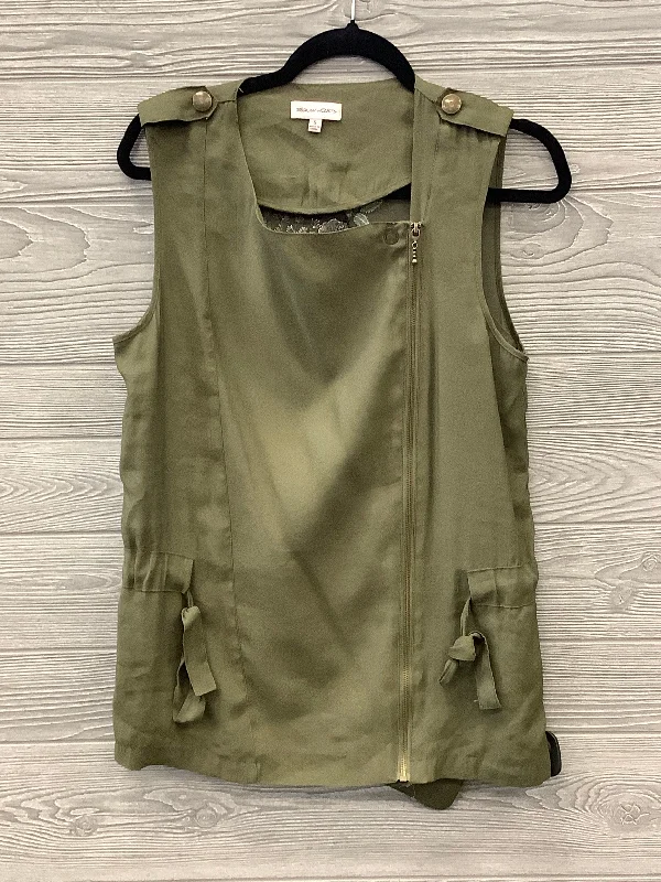 Men's Coats for Formal EventsVest Other By Sequin Hearts In Green, Size: S