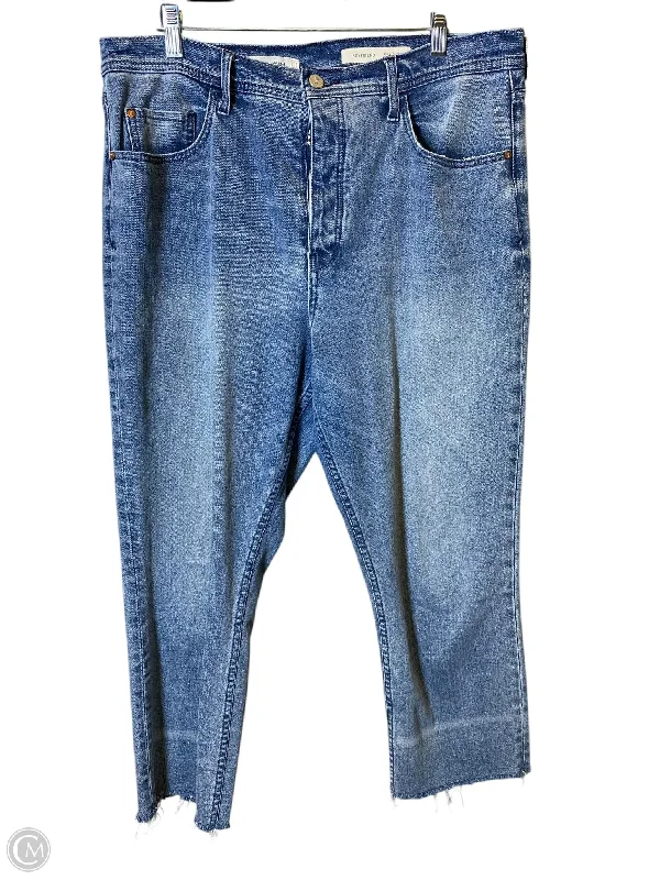 Dark Wash Men's JeansJeans Boyfriend By Pilcro In Blue, Size: Xl