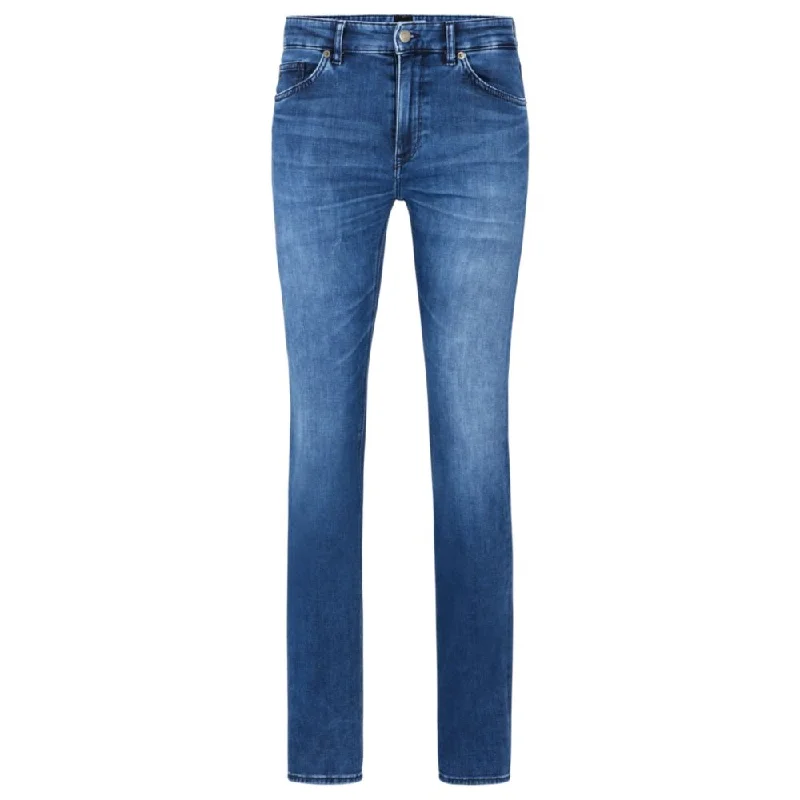 Men's Jeans for a Dressy OccasionRegular-fit jeans in blue Italian denim