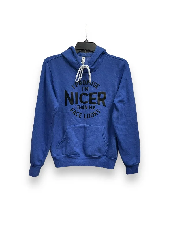 Men's Hoodies with High-Low HemlinesSweatshirt Hoodie By Bella + Canvas In Blue, Size: Xxxl Men's Hoodies with High-Low HemlinesSweatshirt Hoodie By Bella + Canvas In Blue, Size: Xxxl