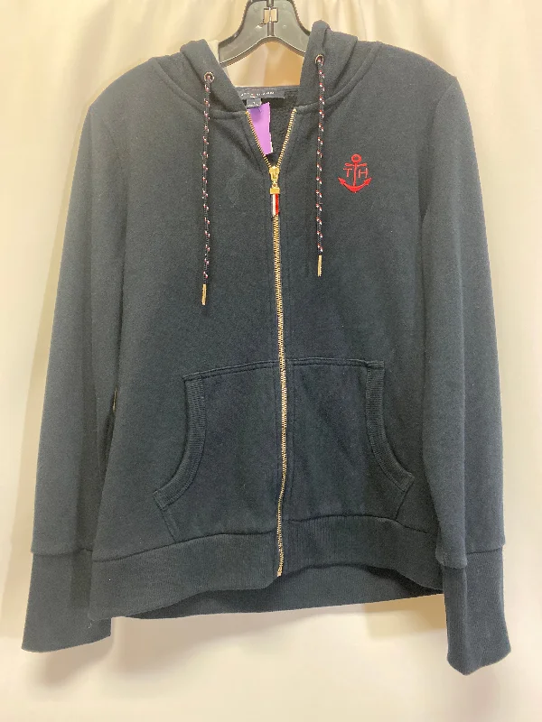 Men's Hoodies with DrawstringsNavy Sweatshirt Hoodie Tommy Hilfiger, Size M