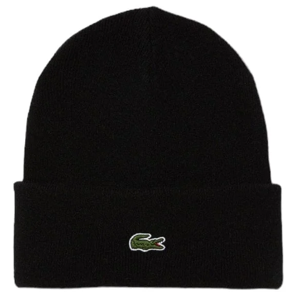 Funky Bucket CapsLacoste Unisex Wool Beanie (Black) RB9825-51