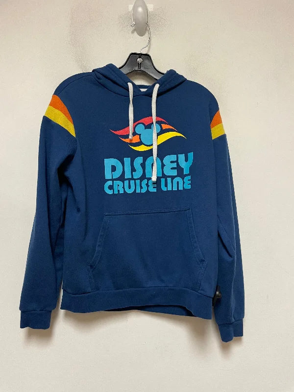 Men's Hoodies for LoungingSweatshirt Hoodie By Walt Disney In Blue, Size: S