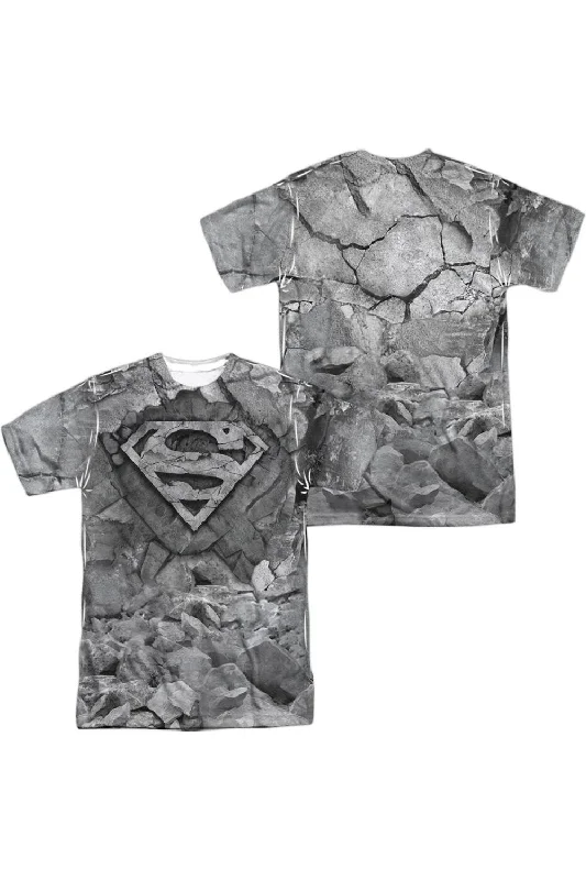 Men's Shirts with Wrinkle-Resistant FabricSuperman Rock & Rumble (Front/Back Print) Short Sleeve Adult Poly Crew Tee / T-Shirt Men's Shirts with Wrinkle-Resistant FabricSuperman Rock & Rumble (Front/Back Print) Short Sleeve Adult Poly Crew Tee / T-Shirt