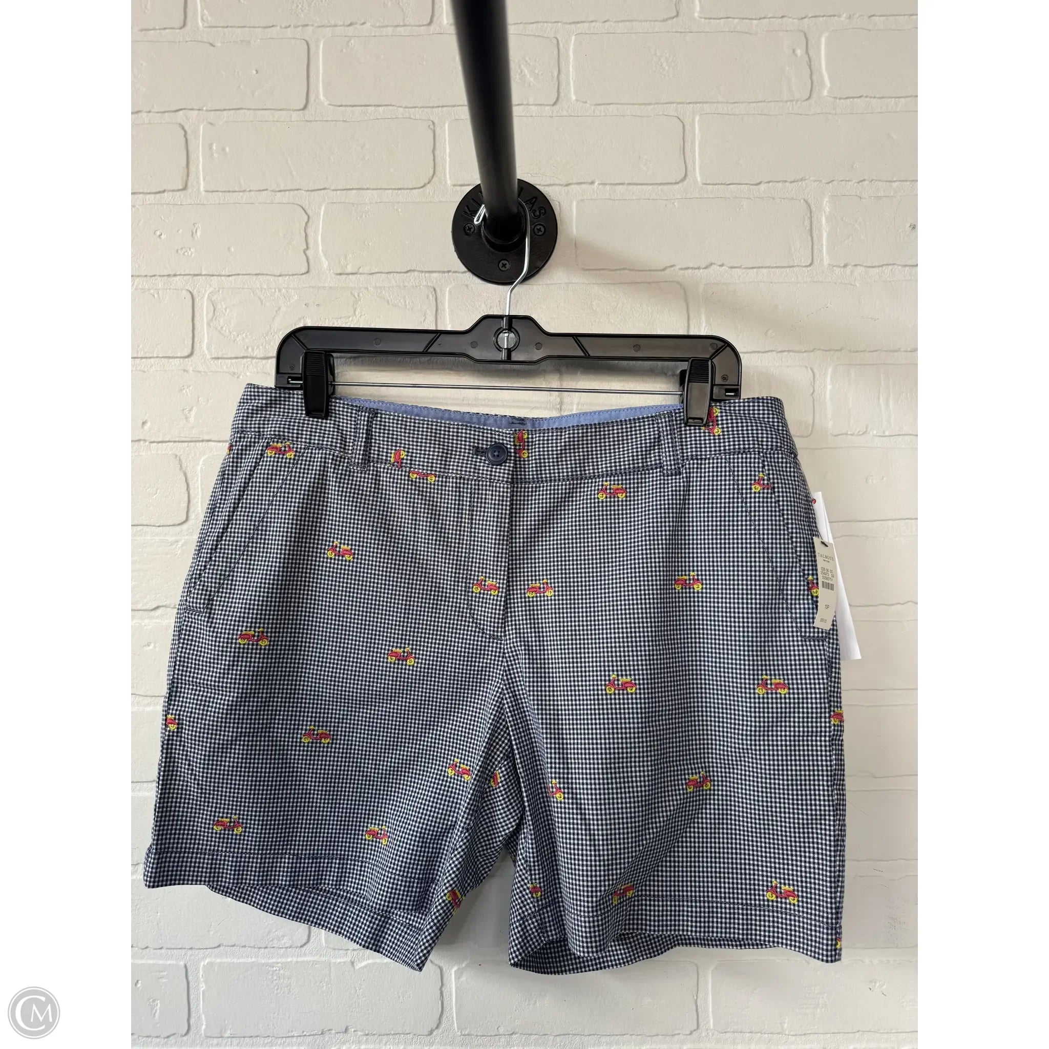 Men's Classic Denim Jean ShortsShorts By Talbots In Blue & White, Size: 10p