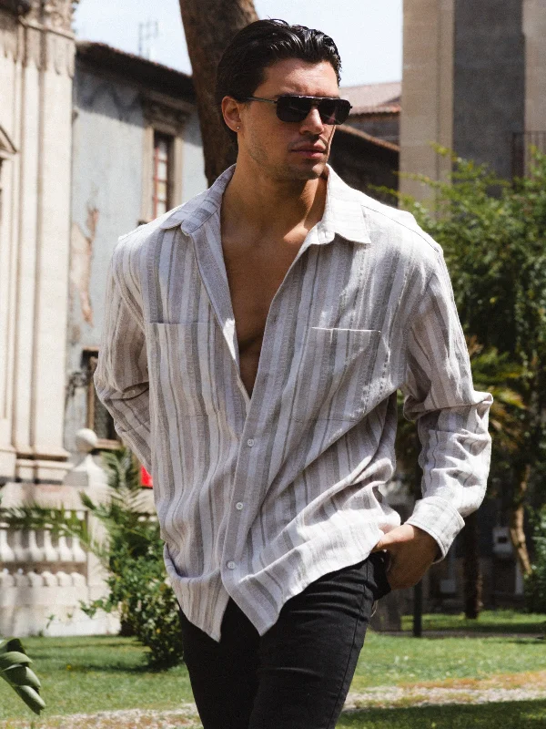 Men's Shirts for FishingRialto Stripe Shirt - Sand