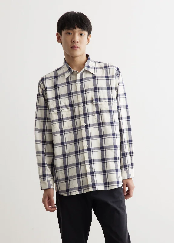 Men's Shirts with Patchwork PatternsButton Shirt With Pockets