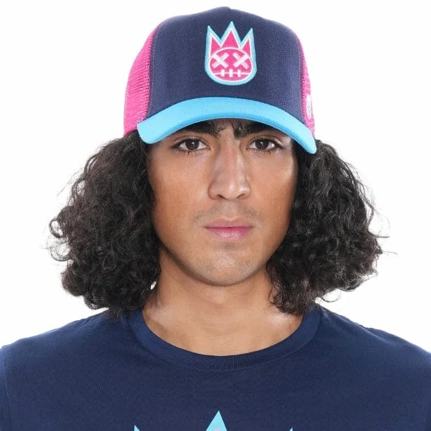 Summer Straw HatsCult Of Individuality Clean Logo Mesh Back Trucker (True Navy) 623AC-CH76A Summer Straw HatsCult Of Individuality Clean Logo Mesh Back Trucker (True Navy) 623AC-CH76A