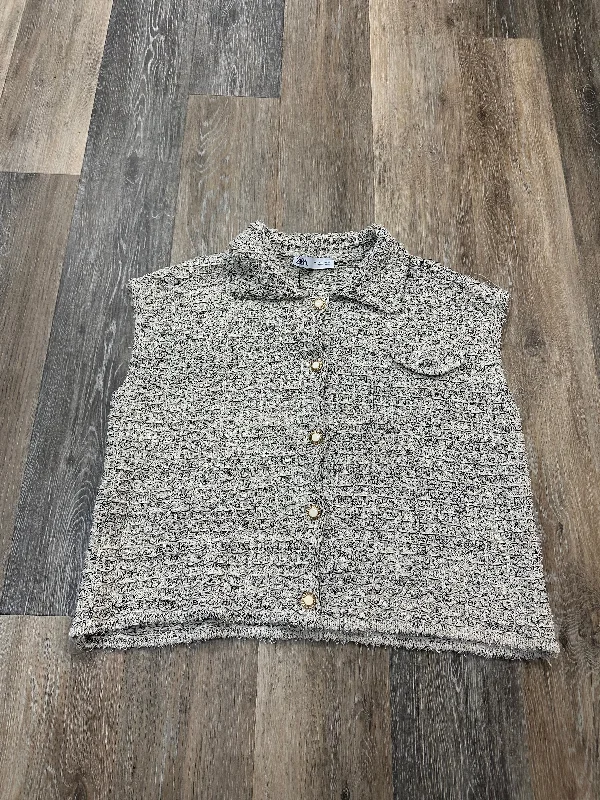 Waterproof Men's ParkasVest Other By Zara In Multi-colored, Size: L