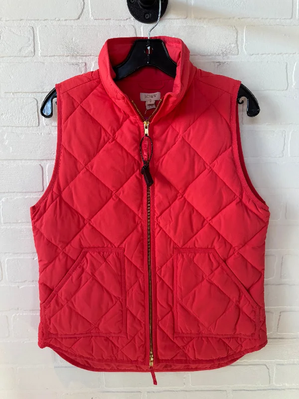 Men's Coats with Synthetic InsulationVest Puffer & Quilted By J. Crew In Orange, Size: S Men's Coats with Synthetic InsulationVest Puffer & Quilted By J. Crew In Orange, Size: S