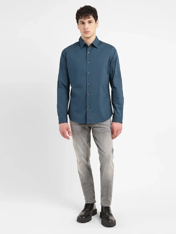 Men's Timeless Dress Shirts for Enduring StyleMen's Solid Slim Fit Shirt