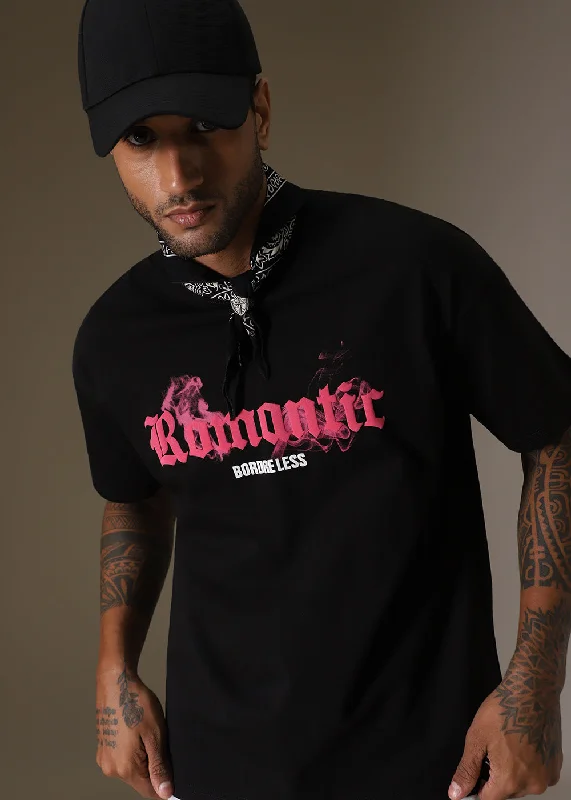 Men's Shirts with Hidden PocketsRomantic Funk Pink Oversized T-shirt