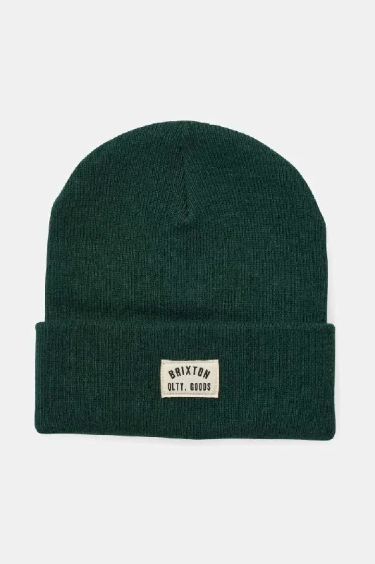 Oversized Bucket HatsWoodburn Watch Cap Beanie - Emerald
