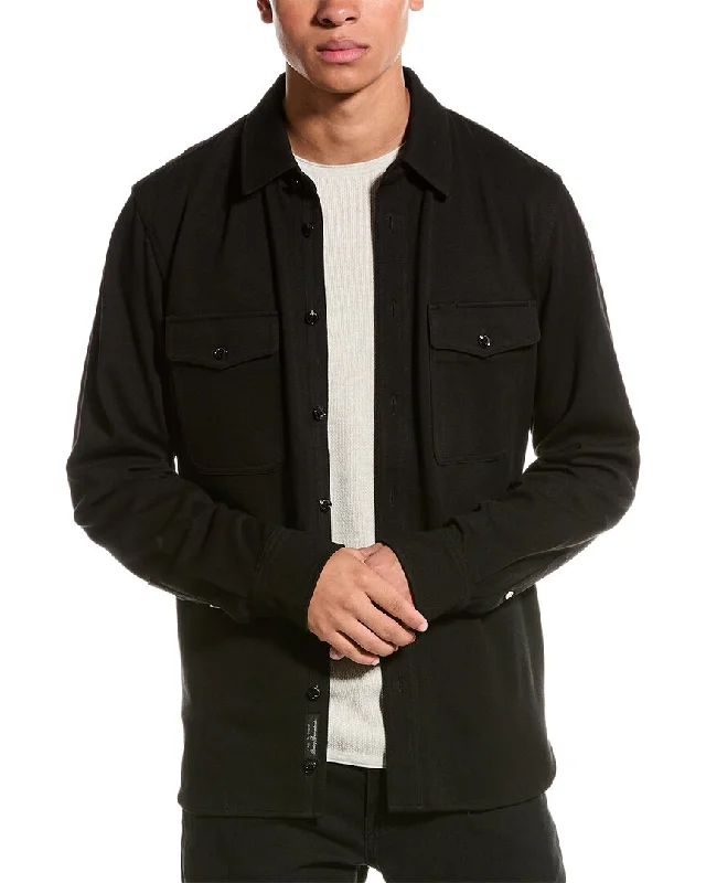 Lightweight Men's Poplin Shirtsrag & bone Jack Wool-Blend Shirt
