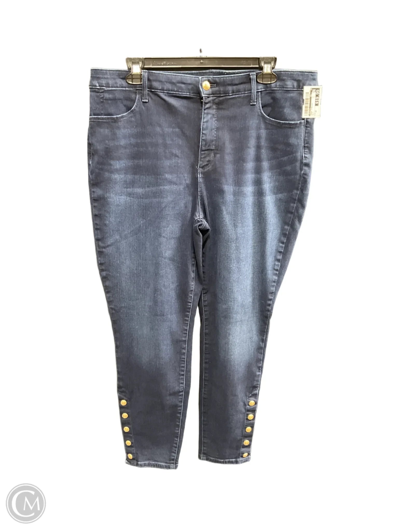 Zip-Fly Men's JeansJeans Straight By Talbots In Blue, Size: 16