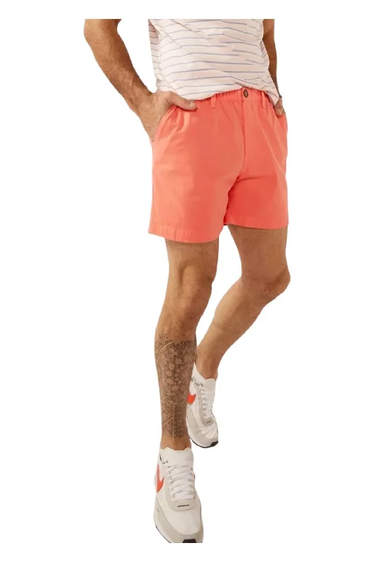 Functional Men's Tactical ShortsThe New Englands 5.5" Short In Vintage Washed Coral