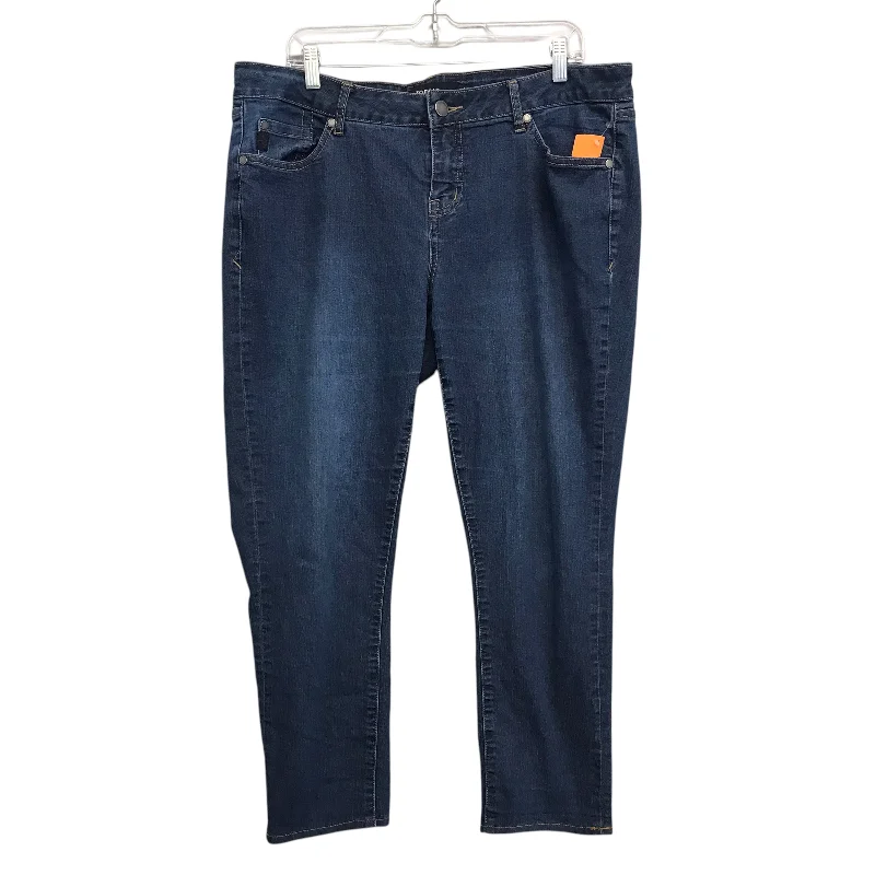 Inexpensive Rip and Tear Men's JeansJeans Cropped By Torrid In Blue Denim, Size:16