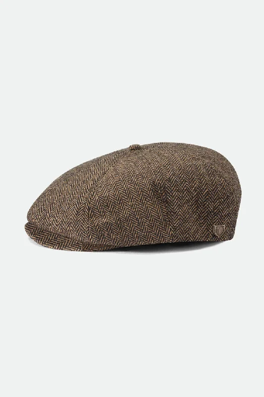 Funky Bucket CapsBrood Newsboy Cap - Brown/Khaki