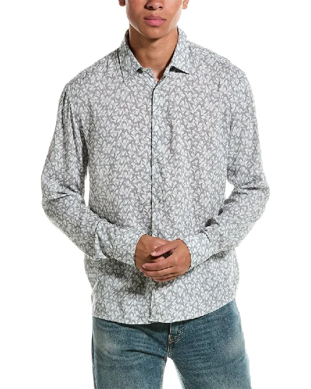 Layered Men's Henley ShirtsHugo Boss Ermo Woven Shirt