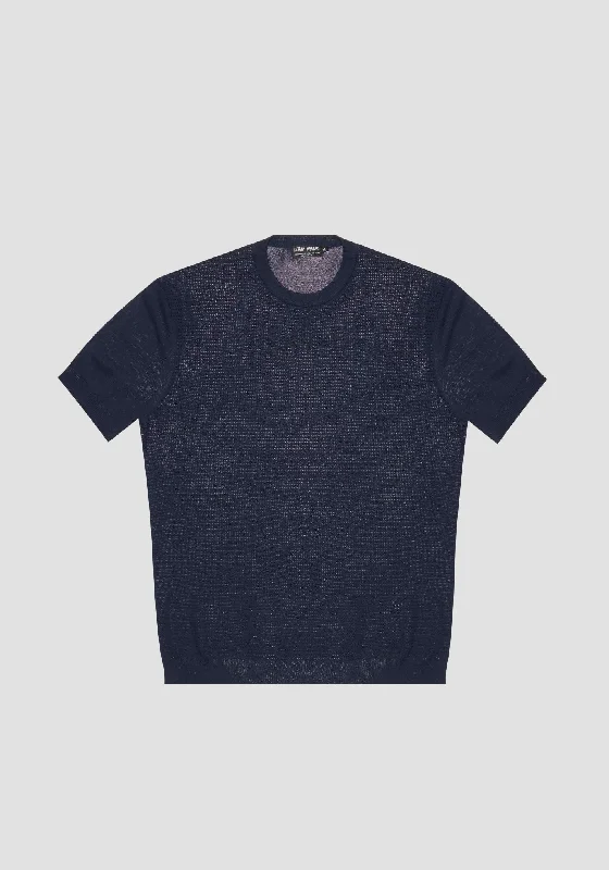 Layered Men's VestsANTONY MORATO MESH T-SHIRT MMSW 01420-NAVY