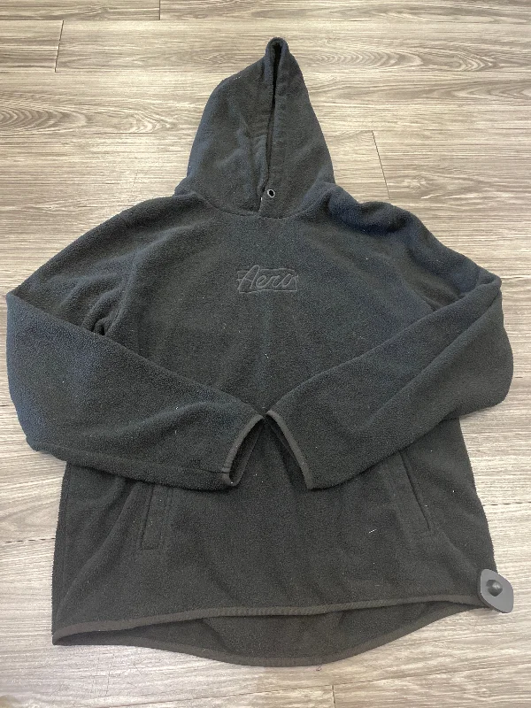Fashionable Men's Streetwear HoodiesBlack Sweatshirt Hoodie Aeropostale, Size L