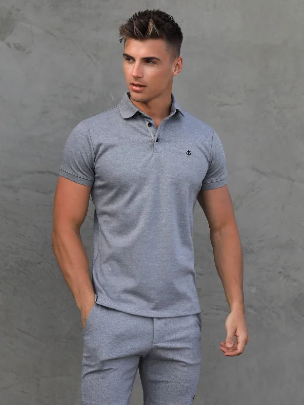 Men's Shirts with Full PlacketsSorrento Polo - Grey