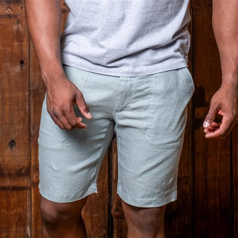 Warm-Weather Men's Linen and Cotton Casual ShortsSelati Linen Short 24-25 Ilala