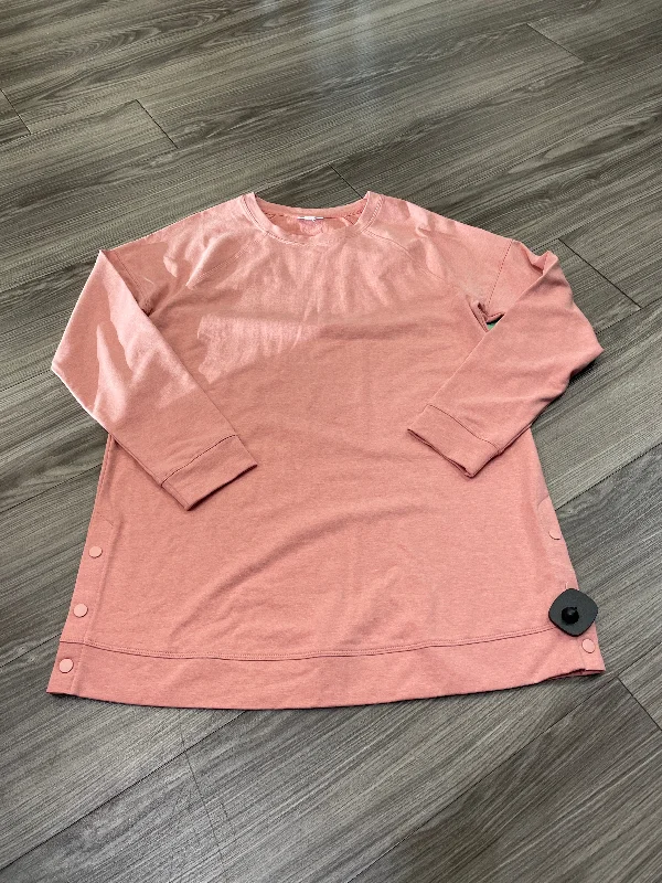 Men's Hoodies with Button-Down PocketsSweatshirt Crewneck By J. Jill In Pink, Size: S Men's Hoodies with Button-Down PocketsSweatshirt Crewneck By J. Jill In Pink, Size: S