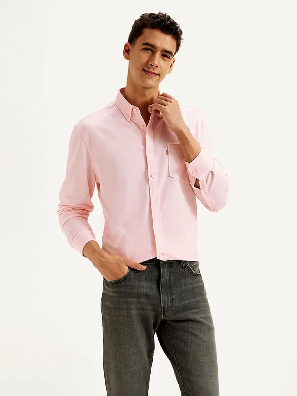 Classic Men's Dress ShirtsMen's Solid Slim Fit Shirt