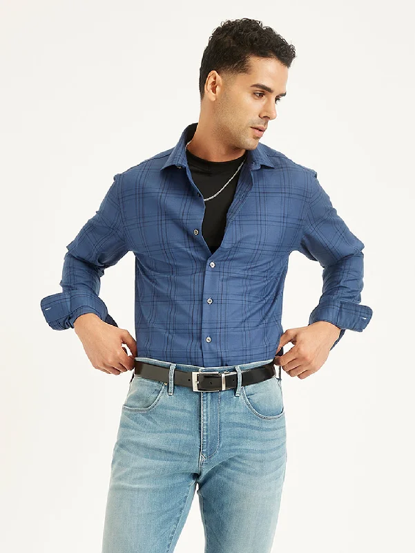 Men's Bamboo Fiber Shirts for Softness and BreathabilityMen's Checkered Slim Fit Shirt Men's Bamboo Fiber Shirts for Softness and BreathabilityMen's Checkered Slim Fit Shirt