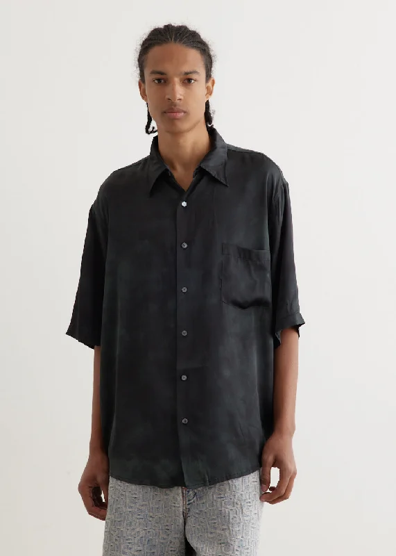 Men's Shirts with Full PlacketsSandrok Short Sleeve Carlijin Jacobs Printed Shirt