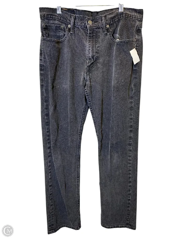 Jeans for Men with a Big BellyJeans Straight By Levis In Black, Size: 8