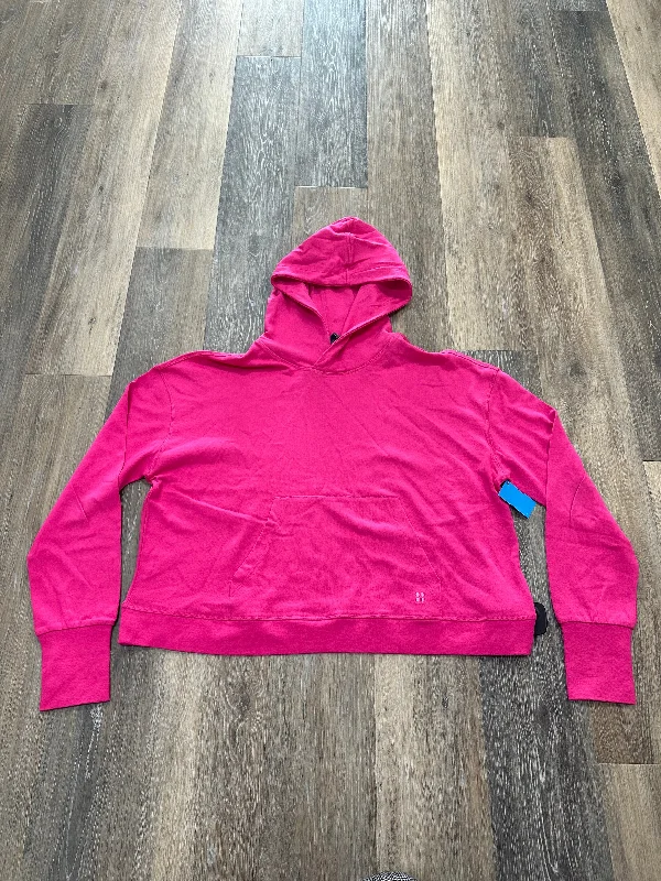 Men's Hoodies with Built-In HeadphonesPink Athletic Sweatshirt Hoodie Sweaty Betty, Size L