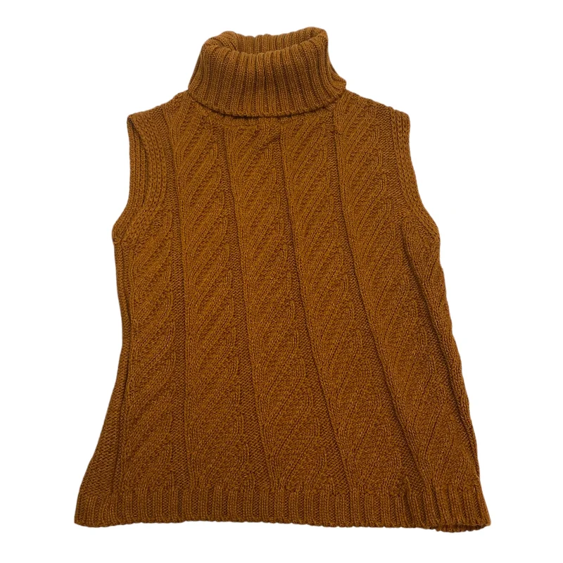 Comfortable Men's ParkasVest Sweater By Asos In Orange, Size: S
