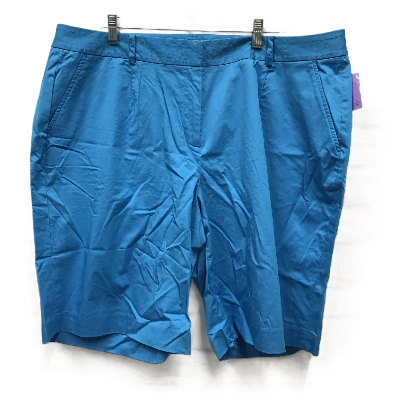 All-Season Men's Versatile ShortsBlue Shorts By Talbots, Size: 18w