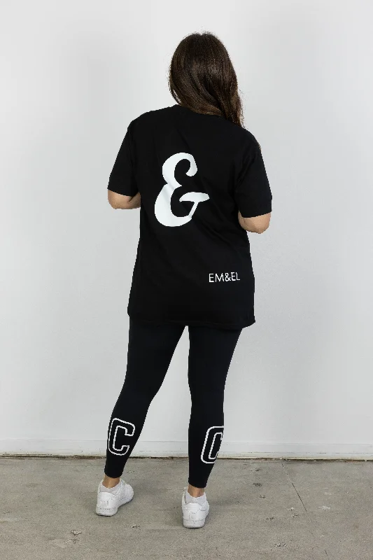 Men's Shirts with Pin CollarsSAKARI TEE BLACK
