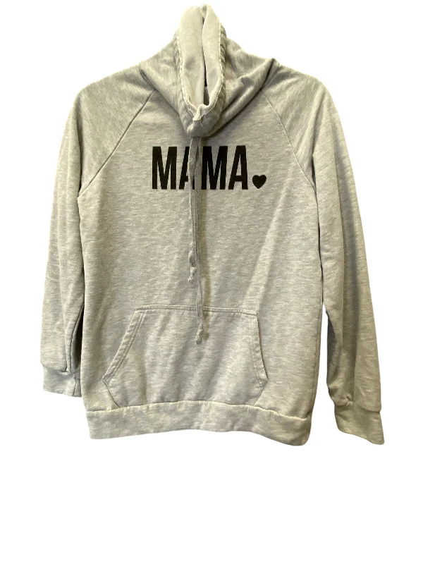 Men's Hoodies with Adjustable HoodsSweatshirt Collar By Clothes Mentor In Grey, Size: M