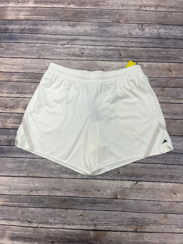 Quick-Dry Men's Beach and Swim ShortsAthletic Shorts By Adidas In Cream, Size: Xl