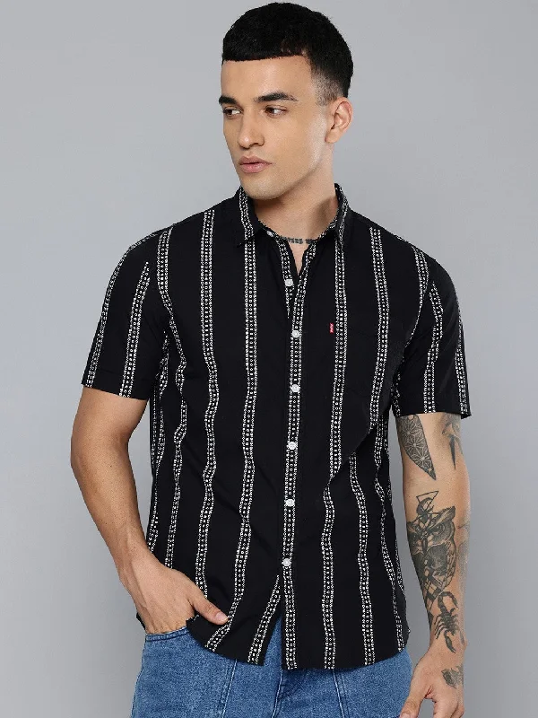 Men's Casual Friday Shirts for Relaxed Office DaysMen's Printed Slim Fit Shirt