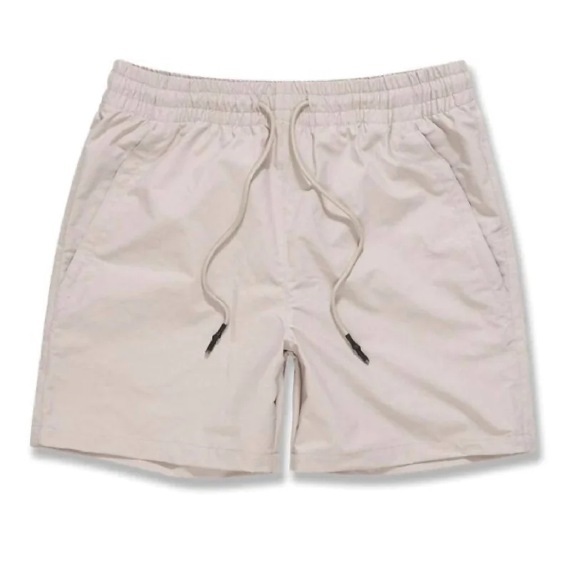 Relaxed-Fit Men's Loungewear and Casual ShortsMen's Athletic Marathon Shorts In Taupe