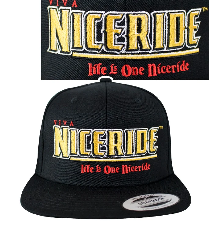 Men's Straw Hats for Summer"Viva NICERIDE" Snapback