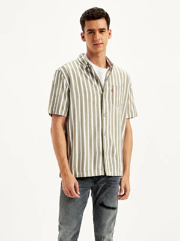 Men's Skinny-Fit Shirts for a Trendy LookMen's Striped Regular Fit Shirt