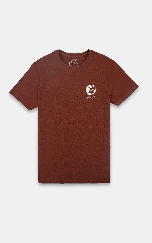 Men's Shirts with Adjustable CuffsGRAPHIC T-SHIRT RUST