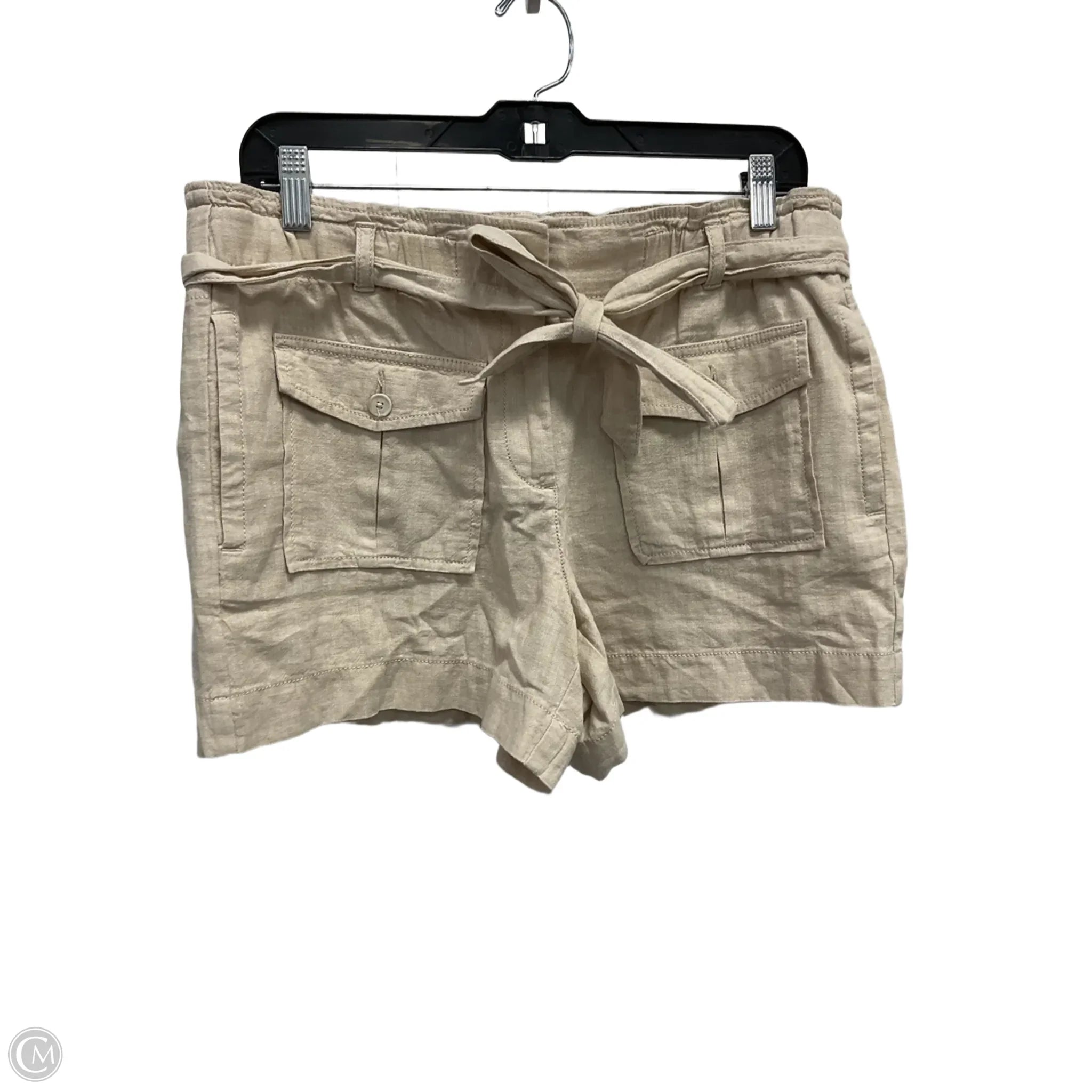 Elegant and Stylish Men's Dress ShortsShorts By Loft In Beige, Size: M